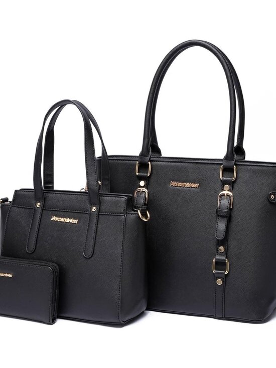 Handbags - 3PCS Purses for Women Tote Bag and Wallet Set Shoulder Satchel Handbags